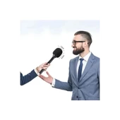 Çift Mikrofonlu Profosyonel Kablosuz Yüksek Kaliteli Ses Kaydı Röportaj Mikrofonu - 5