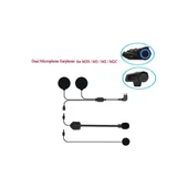 Mikrofonlu Motosiklet Kaskı Kulaklığı Tam/yarım Yüz Kaskları İçin 2’si 1 Arada Kulaklık Seti - 2