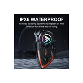 Yeni Model Y80-2x Motosiklet İntercom 2 Kişilik Bağlantı Rgb Işıklı Bluetooth Kulaklık Seti - 5