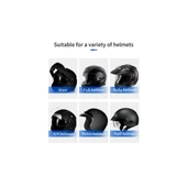 Bt31 Kask Kulaklık Bluetooth 5.0 Motosiklet Interkom Su Geçirmez Kablosuz Kulaklık - 8