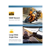 Q29 Motosiklet Kask Bluetooth Kulaklık Eşleşmeli 1080p Kamera Geniş Açı Su Geçirmez Intercom - 2