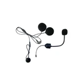 Mikrofonlu Motosiklet Kaskı Kulaklığı Tam/yarım Yüz Kaskları İçin 2’si 1 Arada Kulaklık Seti - 4