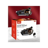 C50 Motosiklet Intercom Kask Kulaklık 1000 Mah Rgb Işıklı Bluetooth Kulaklık Ip67 - 3