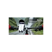 Gidon Bağlantılı Güneş Ve Yağmur Korumalı 360° Derece Ayarlanabilir Motosiklet Bisiklet Telefon Tutucu - 6