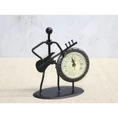 Metal Saatli Gitar Çalan Müzisyen Alk4334 - 2