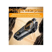 C50 2x Motosiklet Intercom Kask Kulaklık 1000 Mah Rgb Işıklı Çift Eşleşme - 4