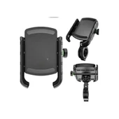 Bst3 Motosiklet Gidon Ve Ayna Bağlantılı Motor Ve Bisiklet Uyumlu Telefon Tutucu - 3