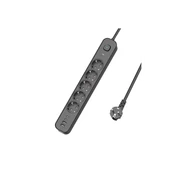 5 Prizli Akım Korumalı Uzatma Kablosu | 2xusb-a + 2xusb-c | 3680w - 2m Kablo - 1