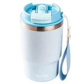 Tantitoni Mavi 2 si 1 Arada Kapaklı Termos Bardak 480ml - 1