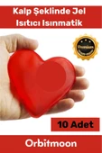 Özel Üretim Yeni Seri Kalp Şeklinde Jel Isıtıcı Pratik El Isıtıcısı Isınmatik Cep Sobası 10'lu Set - 1