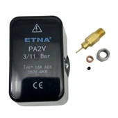 Etna Basınç Şalteri PA-2V 3Bar - 11Bar  380V 1/2 - 1