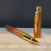 Taba Rengi Metal Tükenmez Kalem - 1