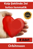 Özel Üretim Yeni Seri Kalp Şeklinde Jel Isıtıcı Pratik El Isıtıcısı Isınmatik Cep Sobası 8'li Set - 1