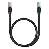 BASEUS PCWL-A101 CAT5 1000Mbps Gigabit Yüksek Ağ Hızı Ethernet Kablosu Siyah 1.5metre B00133206111-02 - 1