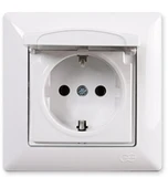 GÜNSAN VISAGE BEYAZ KAP.TOPRAKLI PRİZ (MKZ) thumbnail 1