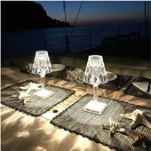 CATA TOKYO ÜÇ RENK ŞARJLI DİMMERLİ MASA LAMBASI ESKİ thumbnail 2