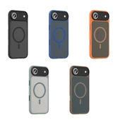 Apple iPhone 17 Air Kılıf Mat Arka Yüzey Wireless Şarj Özellikli Zore Flet M-safe Kapak thumbnail 12