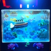 VIP AKVARYUM DÜNYASI BÜYÜK BOY BATMAYAN TİTANİK CRUİSE GEMİSİ SULU DALGALANAN GEMİ TITANIC CRUISE thumbnail 4