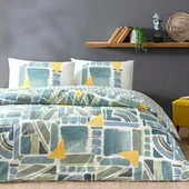 TAÇ HOLDEN RANFORCE NEVRESİM TAKIMI MAVI TEK KİŞİLİK thumbnail 1