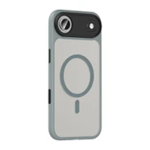 Apple iPhone 17 Air Kılıf Mat Arka Yüzey Wireless Şarj Özellikli Zore Flet M-safe Kapak thumbnail 10