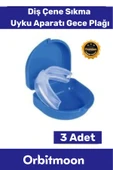 Premium Özel Seri Gece Plağı Çene Diş Sıkma Gıcırdatma Önleyici Koruyucu Diş Aparatı 3 Adet - 1