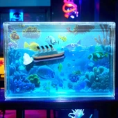 VIP AKVARYUM DÜNYASI BÜYÜK BOY BATMAYAN TİTANİK CRUİSE GEMİSİ SULU DALGALANAN GEMİ TITANIC CRUISE thumbnail 3