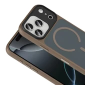 Apple iPhone 17 Pro Kılıf Mat Arka Yüzey Wireless Şarj Özellikli Zore Flet M-safe Kapak thumbnail 9