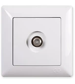 GÜNSAN VISAGE BEYAZ TEKLİ UYDU PRİZİ (F.KON.) (MKZ) thumbnail 1