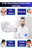 Premium Özel Seri Gece Plağı Çene Diş Sıkma Gıcırdatma Önleyici Koruyucu Diş Aparatı 2 Adet - 2