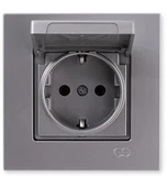 GÜNSAN EQONA M. GÜMÜŞ KAP.TOPRAKLI PRİZ (MKZ) thumbnail 1