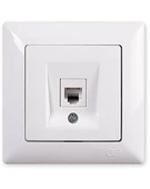 GÜNSAN VISAGE BEYAZ NÜMERİS TELEFON PRİZ (MKZ) thumbnail 1