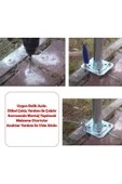 BOLTER Gömlekli (10 Ad) Çakma Çelik Dübel M10x110mm Tavan Beton Asma Aparat Raf Montaj Bağlantı Zemin Monte - 4