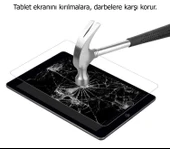 Apple iPad Air 13 12.9 2024 Uyumlu Temperli Cam Tablet Ekran Koruyucu - 4