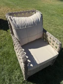 Ayaz 7 Kişilik Rattan Bahçe Oturma Grubu  3+1+1 Koltuk, Cam Masa Ve 2 Puf Hediyeli - 6