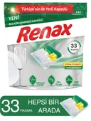 Renax Avantajlı Paket 3 lü Set Bulaşık Makinesi Kapsülü 33 Lü Tuzu 1,5 Kg Parlatıcı 400 Ml thumbnail 4