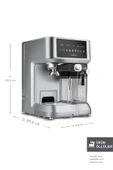 Karaca MyCaffe Barista S10 Entegre Süt Hazneli Otomatik Espresso Latte ve Cappuccino Mak. GalaxyGrey - 2