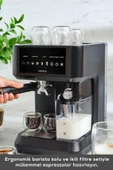 Karaca MyCaffe Barista S10 Entegre Süt Hazneli Otomatik Espresso Latte ve Cappuccino Mak. MatteBlack - 7