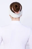 Loggia Kaymayan Silikonlu Bandana Bone Ekru - Kadın Tesettür Dikişsiz Kaymaz Geçme - Sportif Saç Bandı - 6