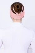 Loggia Kaymaz Bandana Pudra Pembe Kaymayan Silikonlu Sportif Saç Bandı - Geçme Tesettür Bone - 5