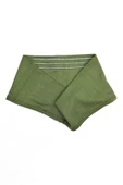 Loggia Kaymayan Silikonlu Bandana Bone - Sportif Saç Bandı-Haki - 7