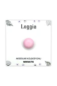 Loggia Eşarp Ve Şal Mıknatısı Soft Pembe Renk - Başörtü Tutucu Kadın Tesettür Aksesuar Mıknatıs - 7