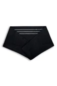 Loggia Kaymayan Silikonlu Bandana Bone Siyah - Kadın Tesettür Dikişsiz Kaymaz Geçme - Sportif Saç Bandı - 4