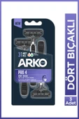 Arko Men Pro4 Dört Bıçaklı Tıraş Bıçağı 3 Adet - 1
