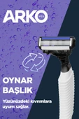 Arko Men Pro4 Dört Bıçaklı Tıraş Bıçağı 3 Adet - 6
