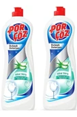 Porçöz PORÇÖZ Elde Bulaşık Deterjanı Aloevera 675 Ml X 2 ADET - 1