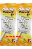 Gillette GİLLETTE PERMATİK KULLAN AT TIRAŞ BIÇAĞI 10'LU (2 PAKET) thumbnail 1