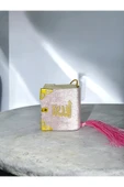 Loggia Pembe Kuranı Kerim Ve Tesbih Seti Özel Kutulu Püsküllü Vav Harfli Tesbih Hediye - 3