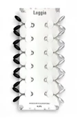 Loggia Eşarp Şal Klipsi 12 Adet Arpa Model Klips (6 Siyah ve 6 Beyaz) Kadın Tesettür Aksesuar İğne - 2