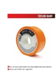 Baytec Küçük Teflon Bant Mk0715 12mmx8m A Kalite - 2