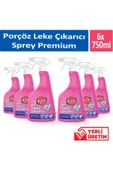 Porçöz Leke Çıkarıcı Sprey Premium 750 ml x 6 Adet thumbnail 1